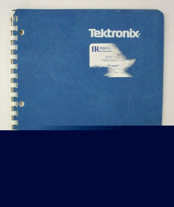Tektronix 7104 oscilloscope operators manual - $5 ship 