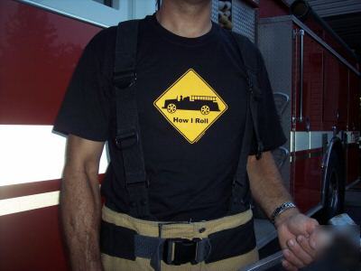 Firefighter emt paramedic ems fire fighter shirt - lg