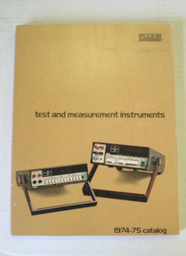 Fluke test and measurement instruments 1974-75 catalog