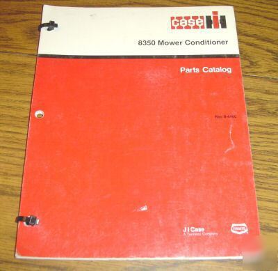 Case ih tractor 8350 mower conditioner parts catalog