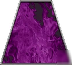 Firefighter helmet reflective tetrahedrons FF65 purple