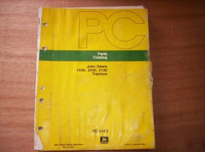 John deere 1830/2030/2130 tractor parts catalogue