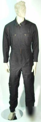 New 7 pocket tactical one piece suit (black) WS1107