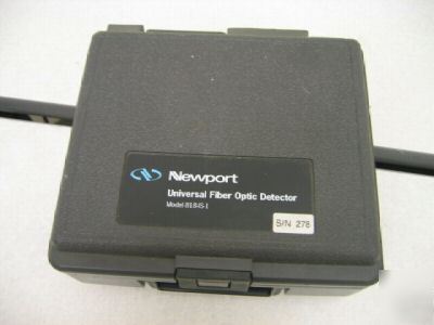 New port 1830C power meter with 818-is fiber adaptor