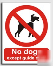 No dogs x g.dogs sign-adh.vinyl-200X250MM(pr-019-ae)