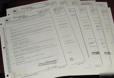 Sae aerospace specifications lot: alloy castings