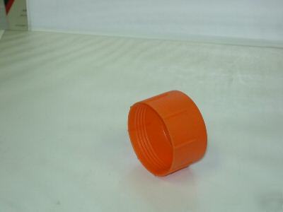 Threaded straight cap orange tc-5 fits 3/8