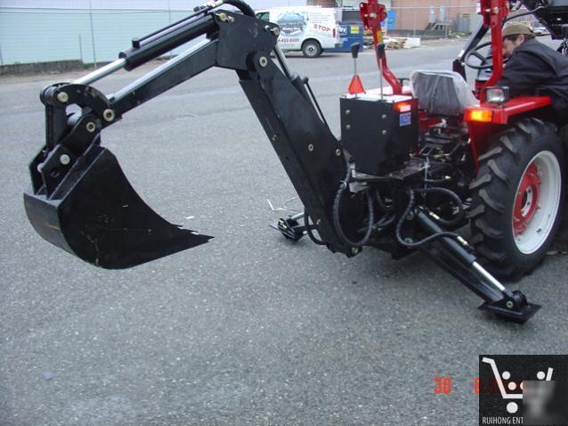 Tractor 3 point backhoe back hoe lw-7 cat ii 3PT 3PL