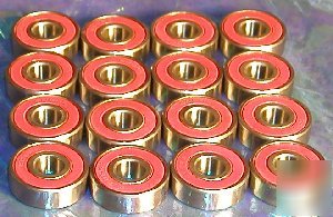 16 rollerblades abec-7 sealed bearing skate bearings
