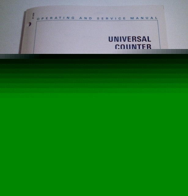 Hp 5325B universal counter *original op./service manual