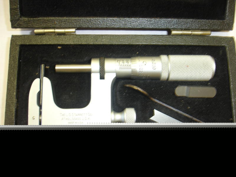 Machinist tool starrett mul-t-anvil micrometer 220