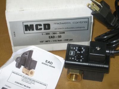 Mcd timed compressor condensate drain valve solenoid