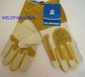 Miller 227823 mig welding gloves large