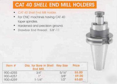 New cat 40 shell mill holder 1