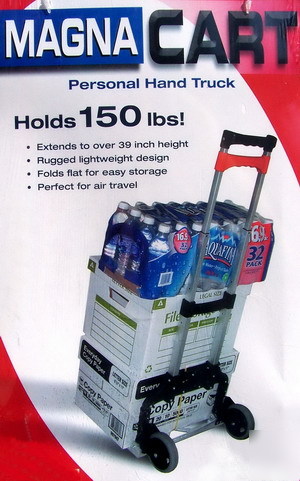 New magna luggage cart portable light weight hand truck