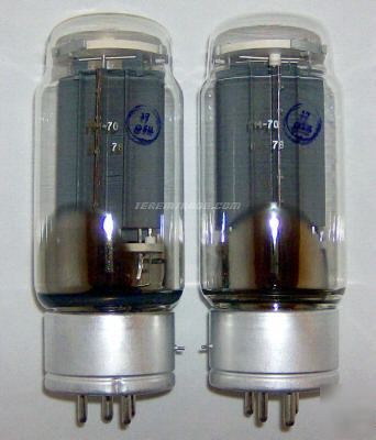 New pair of hi-end gm-70 (copper plate) triodes ~845 