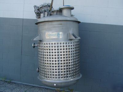 New steel pro stainless steel 130 gal pressure vessel - 