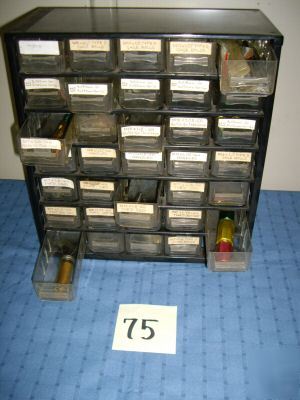 Pin gage and thread gage miscellaneous box lot