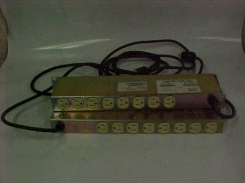 Pulizzi z-line low voltage pdu-8 outlet power strip