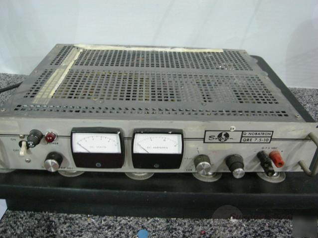 Sorensen qre 7.5-10 dc regulated power supply