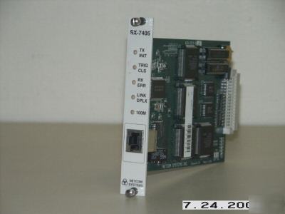 Spirent/netcom sx-7405 100MBIT/s, half/full duplex,card