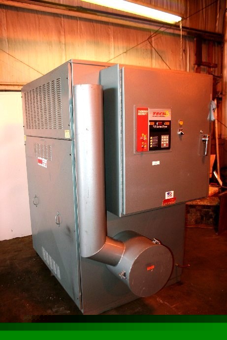 Thoreson mccosh TD600 dryer & 720 lb hoppers, #6212 wh