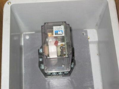 Warrick controls 26MCIA4 120V relay enclosure 