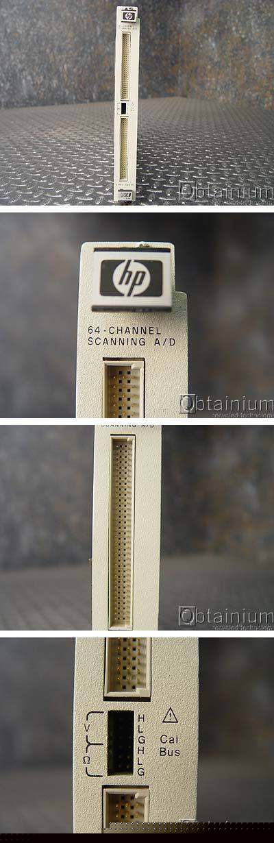 Hp E1413A 64 - channel scanning a/d converter 75000 vxi