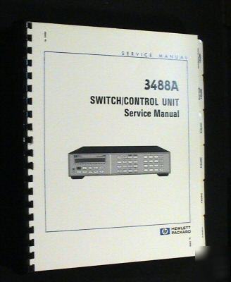 Hp agilent 3488A original service manual