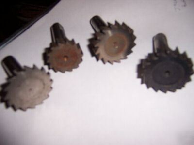 4 cutting tools national, morse, standard 