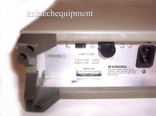 Hp 5328A universal frequency counter opt/ 010 011 030