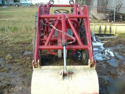 Massey furguson front loader tractor mf complete 