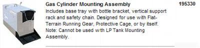 Miller 195330 gas cylinder mounting assembly