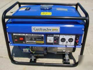 New 4000 watt portable gas emergency generator