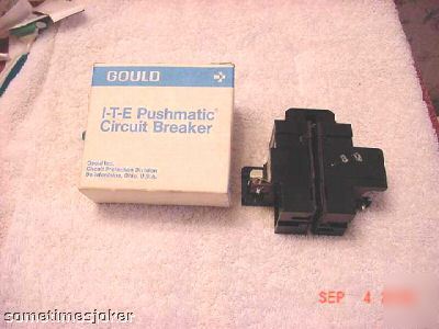 New ite-pushmatic -20 amp. 240 volt 2 pole 