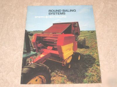 New sperry new holland round baling system brochure