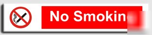 No smoking sign-a.vinyl-250X50MM(pr-099-aaa)