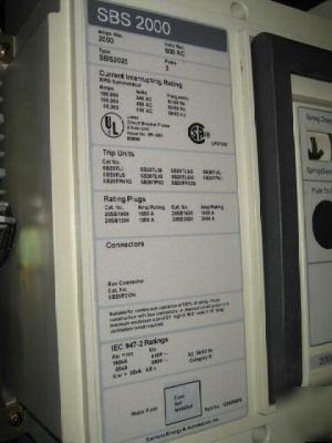 Siemens sbs 2000 SBS2020 SBS2020F 2000AMP amp SB20TLSIG