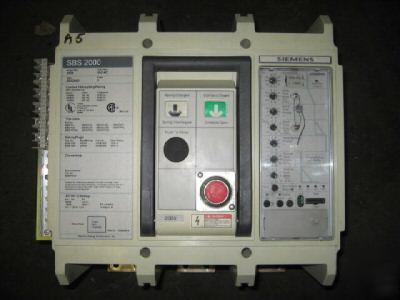 Siemens sbs 2000 SBS2020 SBS2020F 2000AMP amp SB20TLSIG