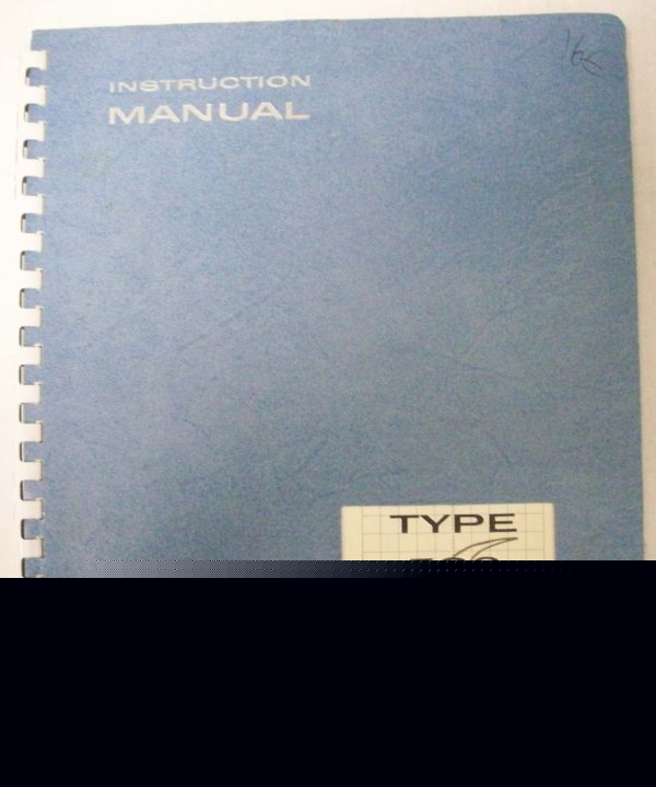 Tektronix type 536 instruction manual - $5 shipping 