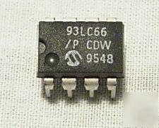 93LC66/p (93C66) 4K 2.0V microwire serial eeprom