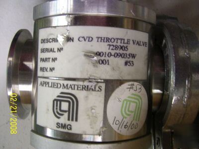 Applied materials cvd throttle valve 0010-09035W