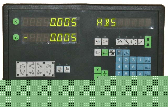 Carmar sw-4000-2 2 axis dro display for lathe mill