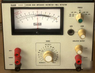 Fluke 845AB high impedance voltmeter / null detector