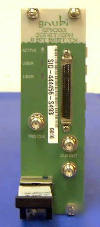 Gnubi EPX2001 sonet/sdh 16 bit bert rx