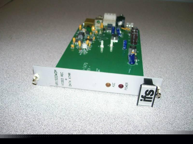 Ifs: video receiver + data xtmr model # VR1500WDM