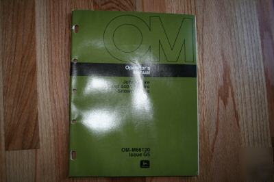 John deere 300 400 cyclone snowmobile operator manual 