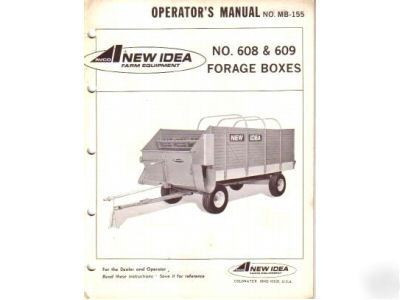 New idea 608 609 forage boxes operator's manual