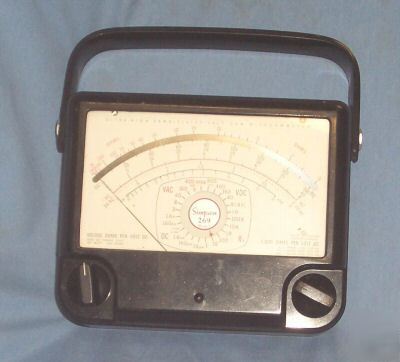 Simpson 269 volt ohm microammeter bakelite ser 3