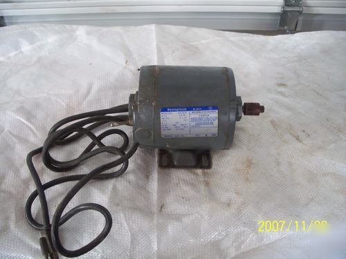 Westinghouse motor for foley belsaw sharpener